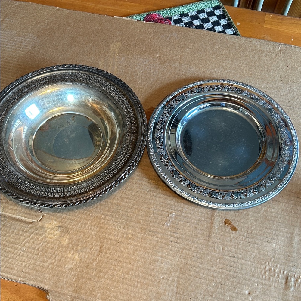 Elegant Silver Serveware Set